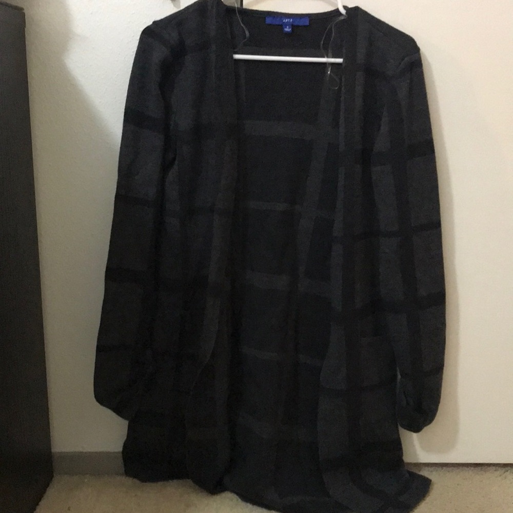 Longline cardigan